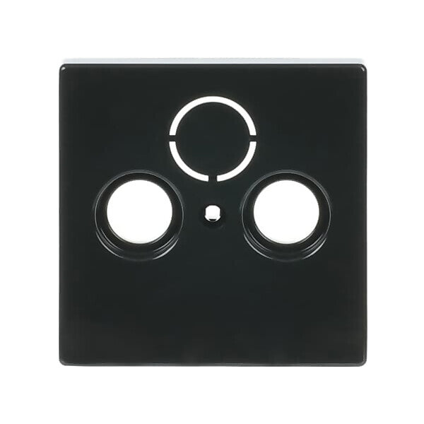 Busch-Jaeger Zentralscheibe anth f.Antennendose 2Loch 1743-81